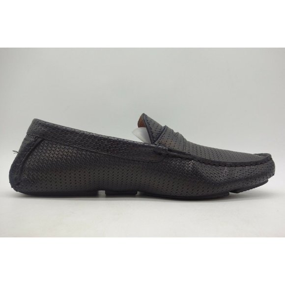 Aquatalia Black Leather Dress Casual Slip On Driving Loafers Shoes Men\'s 8 main image 10